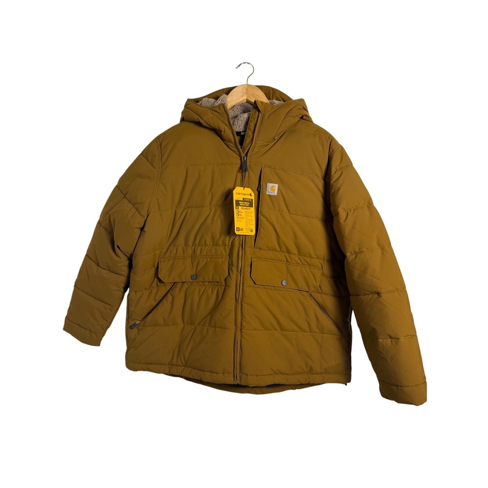 Carhartt Montana Insulated Jacket XXL Brown Rain Defender OJ5457-W